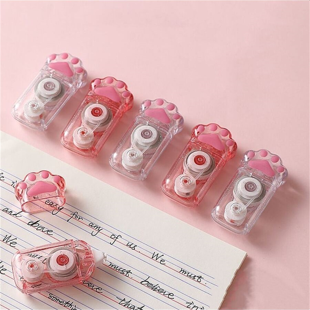 1PCS 6M Cartoon Cat Claw Corre - Correction Tape Roller recension och pris