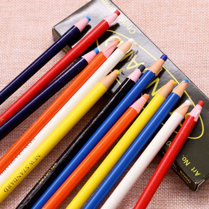 DXAB 12Pcs Peel off China Mark - Staedtler Pencil Lumocolor recension och pris