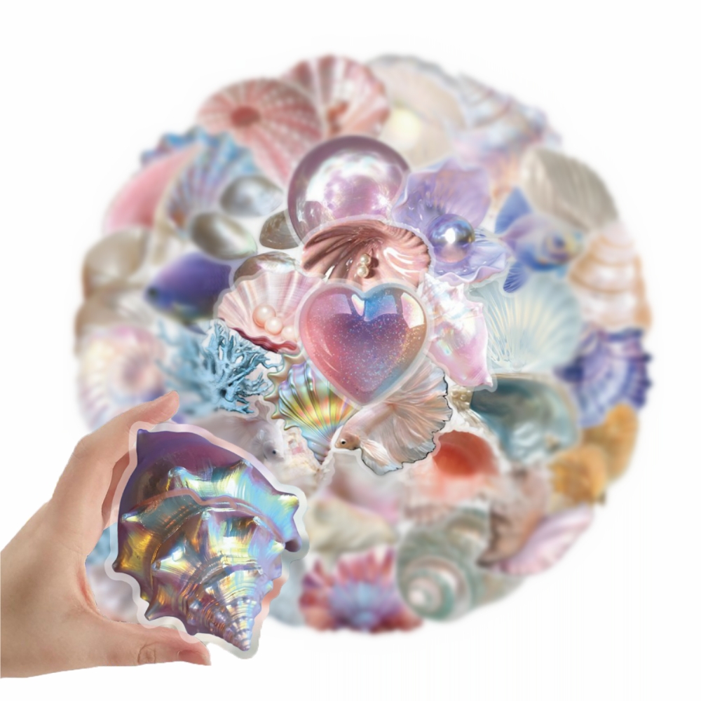 50pcs Cartoon Shell Graffiti S - Memo Pad Sticky recension och pris
