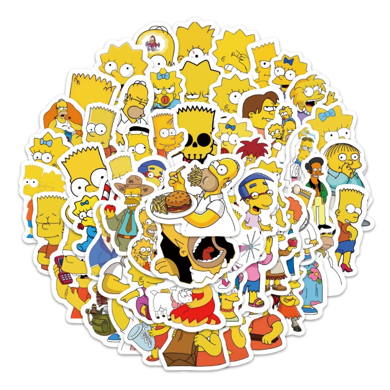 The Simpsons Homer Marge Bart  - Memo Pad Sticky recension och pris