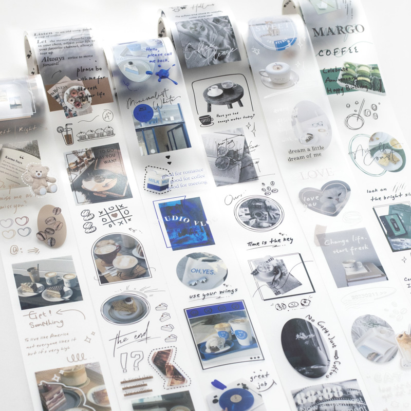 6 styles 50mm*200cm Poems For  - Label Printer Tape recension och pris