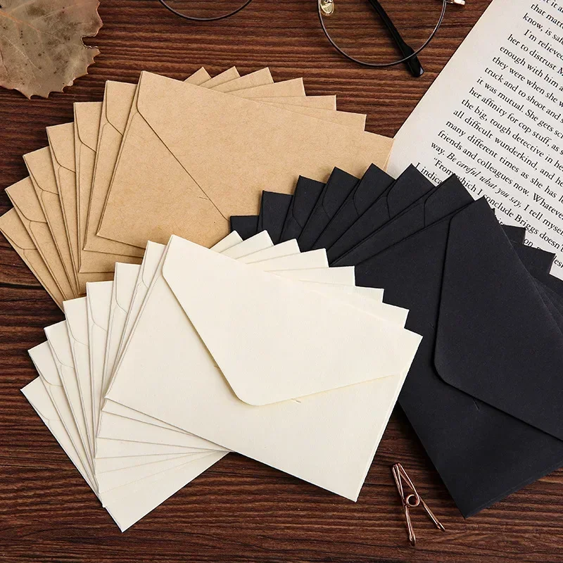 20/40/80PCS Classical White Bl - Letter Envelope Kraft recension och pris