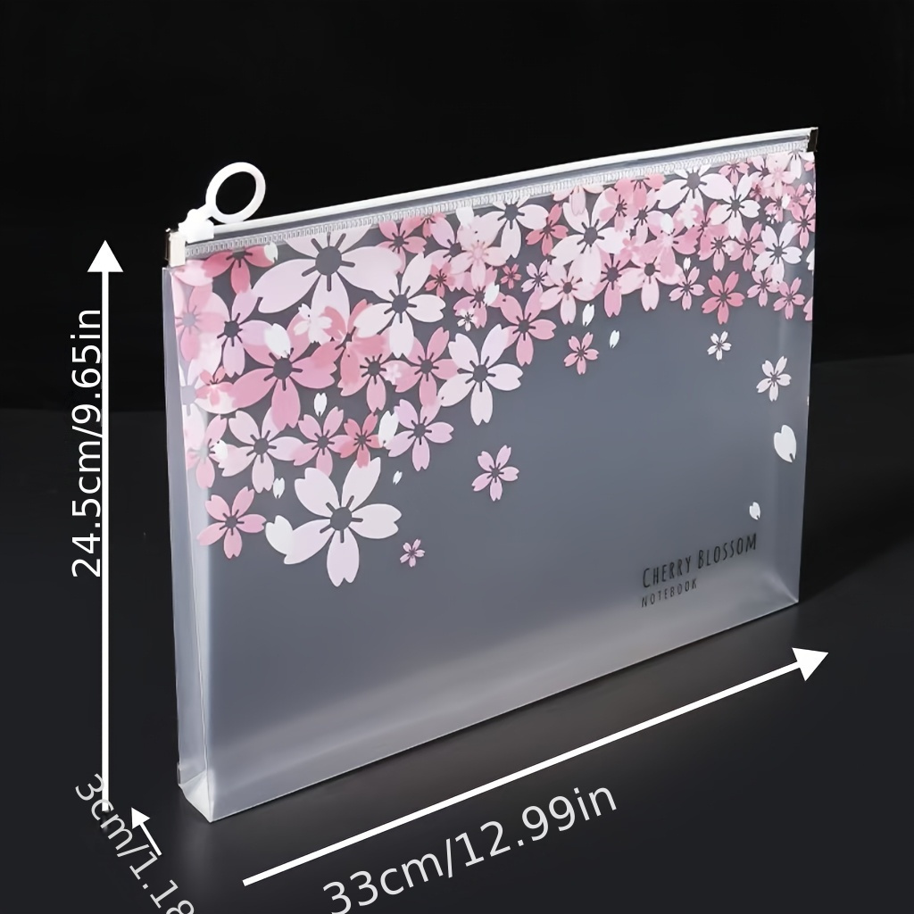 Random Pattern Transparent A4  - Portfolio Folder Zip recension och pris
