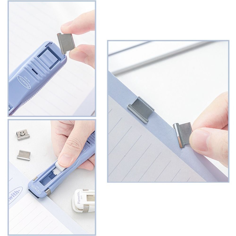 Smile Design Push Paper Clip N - Binder Clip Assorted recension och pris