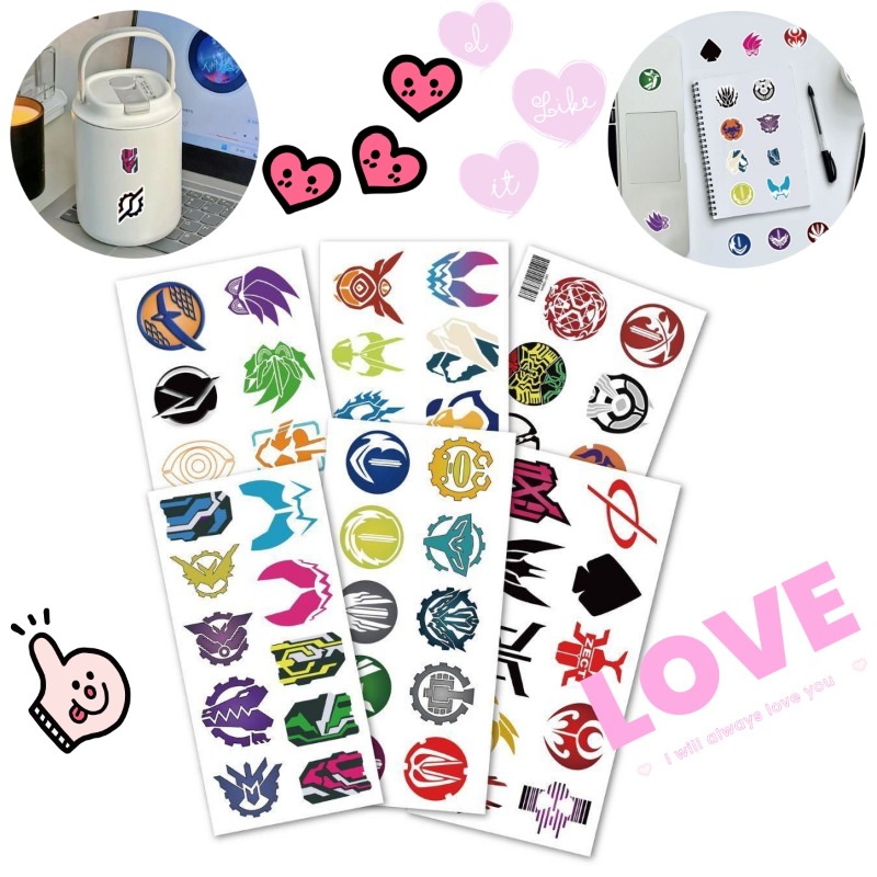 60 Sheets Kamen Rider Logo Sti - Memo Pad Sticky recension och pris