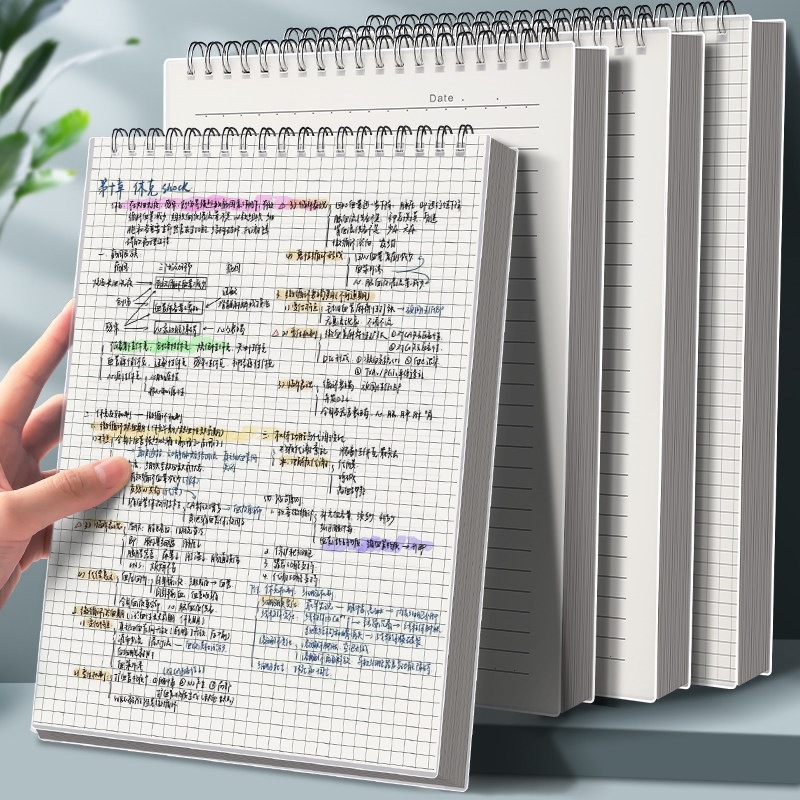 B5 notebook upturned coil book - Graph Paper Pad recension och pris